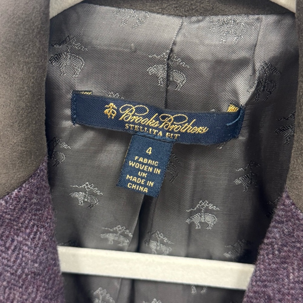 Brooks Brothers 100% Wool Herringbone Stellite Fit Classic Button Down Blazer 4 - Picture 8 of 14